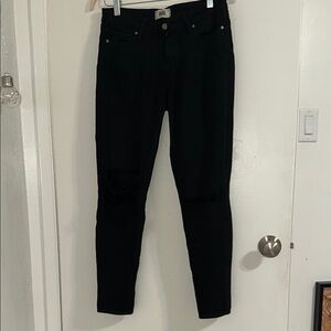 BOGO PAIGE Jet Black Denim Pants